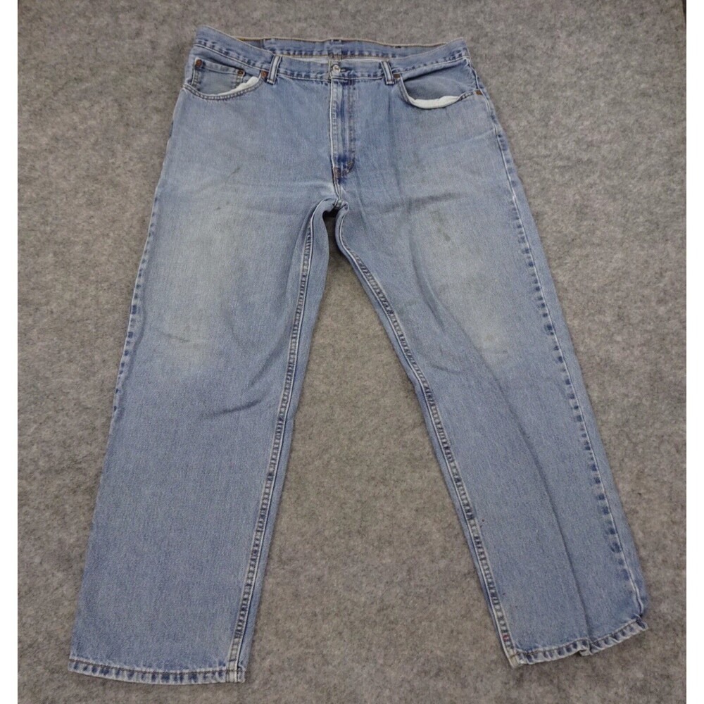 Levis 550 Jeans Mens 40x32 Relaxed Fit Denim Blue Pants Red Tab